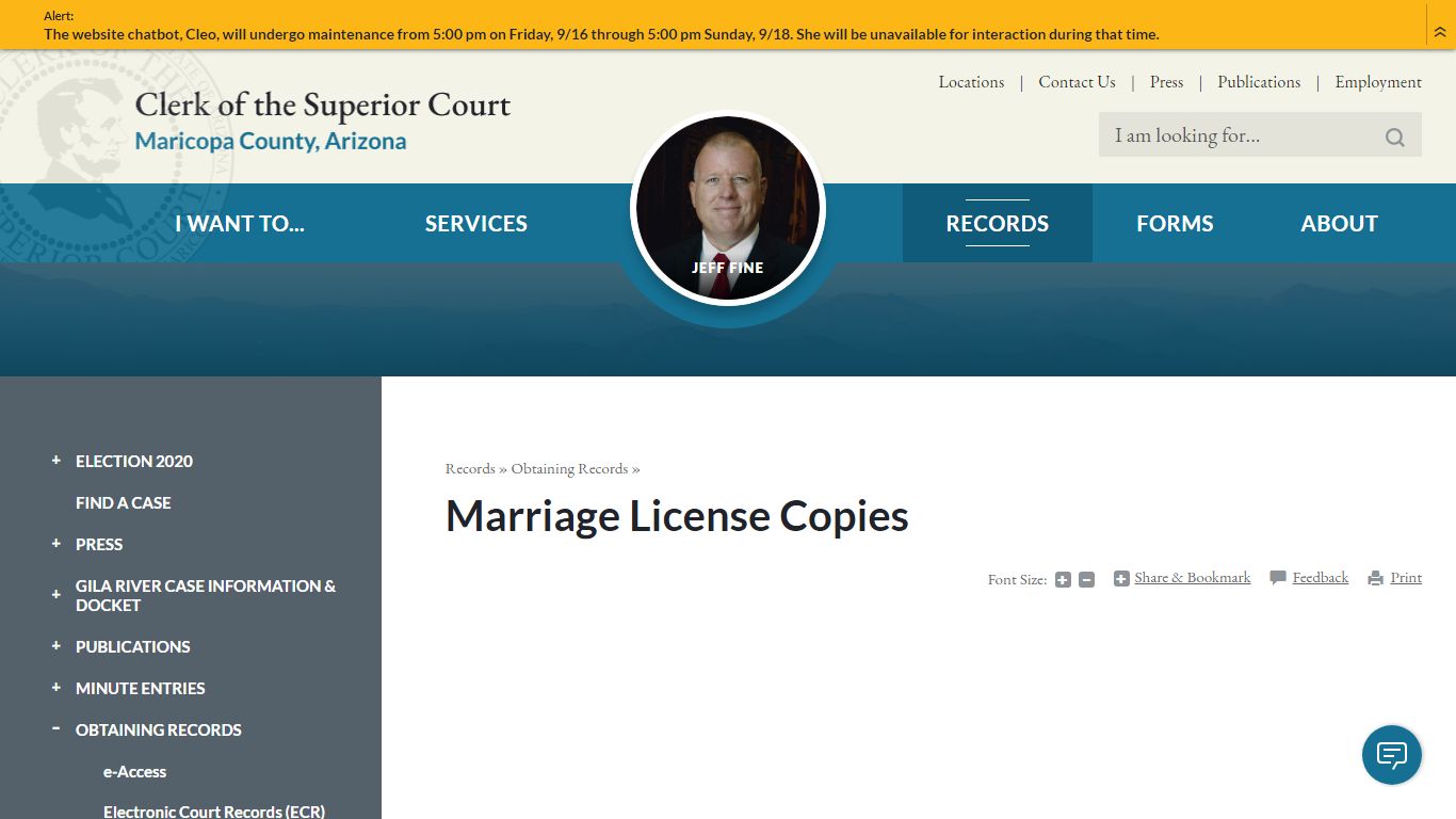 Marriage License Copies | Maricopa County Clerk of Superior Court