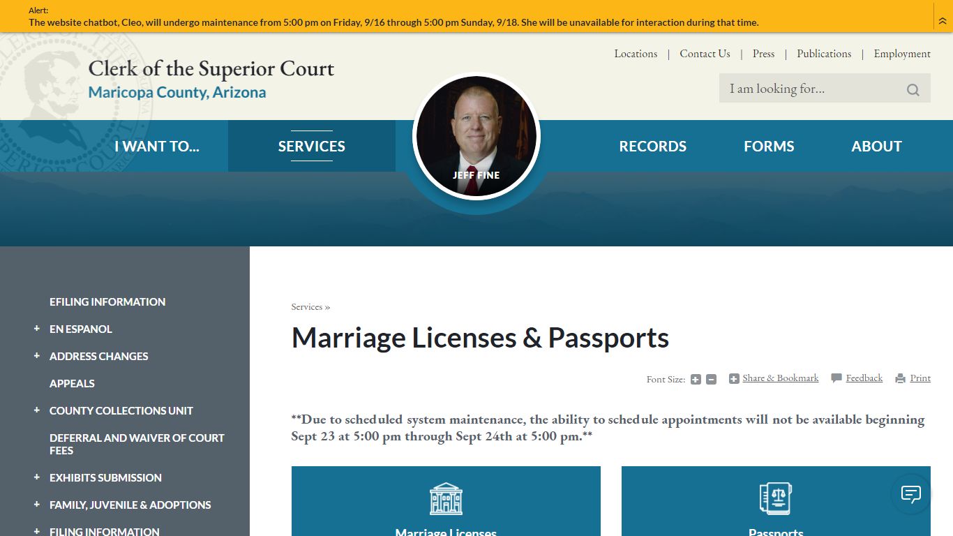 Marriage Licenses & Passports | Maricopa County Clerk of Superior Court